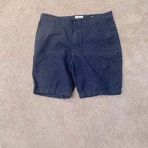 Goodfella navy blue linen men’s shorts size 36.   Inseam- 10 inches